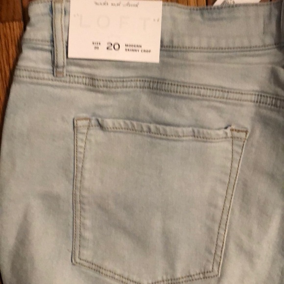 Loft Plus skinny crop jeans raw edge - Picture 6 of 7